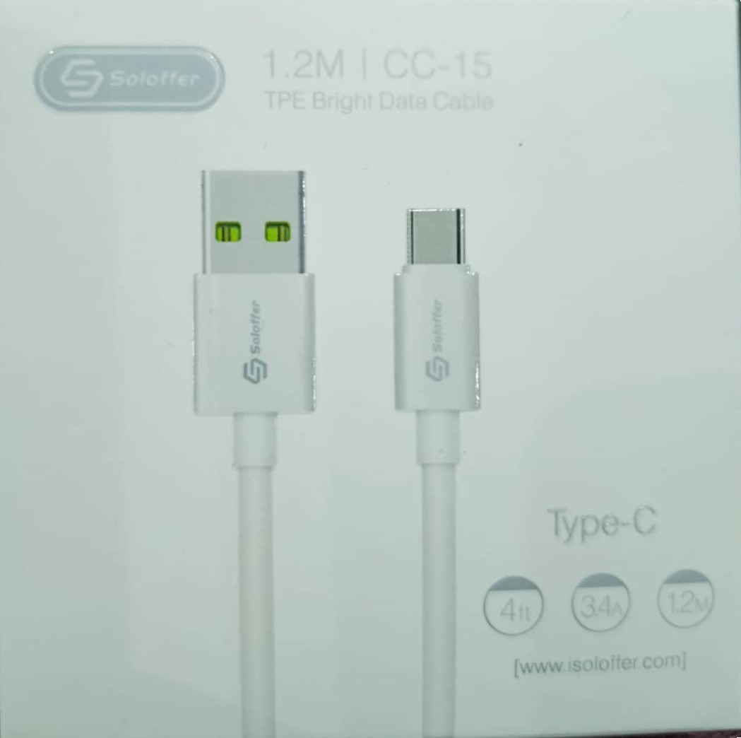 کابل تایپ سی سولوفر
